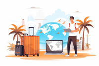 luggage organizer cosmetics